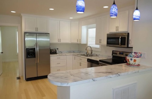 Arley Cottage | Point lot w/beautiful views! Deep water, 2-story dock, min steps to water.