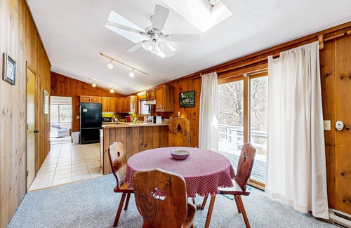 Moultonborough House | Pond & mountain view cabin with fireplace, workstation, W/D, deck, & internet