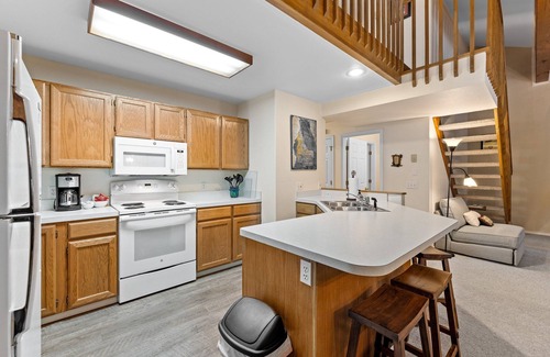 McCall Condo | Ponderosa Retreat - Fireplace - Community year round pool - sauna - fitness center