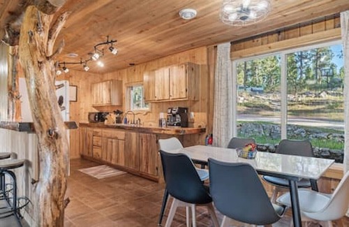Custer Cabin | Pondside Lodge: Hottub + Sauna + Firepit + Game Room