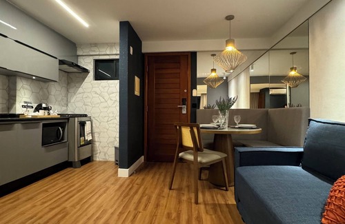 Ponta Negra Apartment | Ponta Negra: Cinema Apartment with Impeccable Decor and Stunning View!