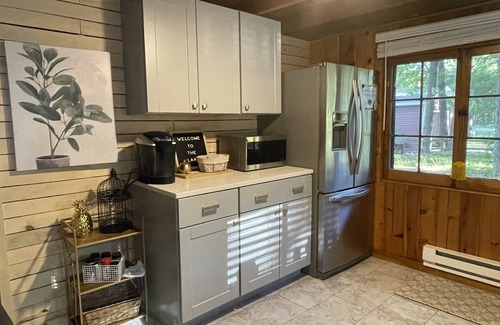 Interlochen Cottage | PONTOON NOW INCLUDED! Waterfront Duck Lake Cottage Interlochen, Traverse City!