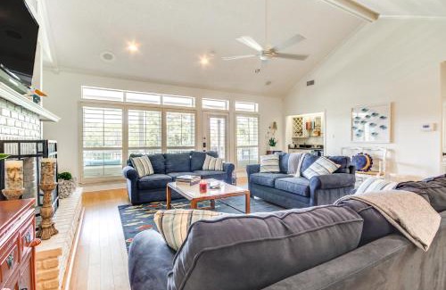 Shoreline Park House | Pool, Dock and Tennis Court Home in Bay St Louis!