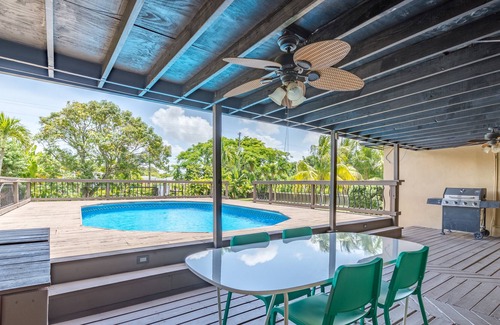 Highland Garden House | Pool, grill, hot tub, huge fenced in yard children's playground