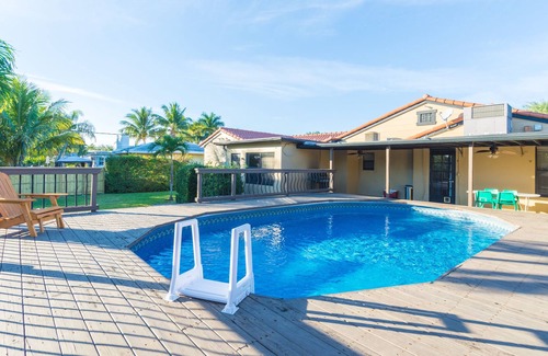 Highland Garden House | Pool, grill, hot tub, huge fenced in yard children's playground