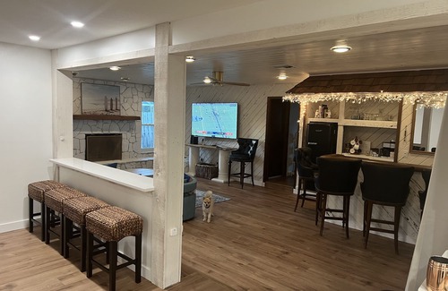Beach Estates House | Pool, hot tub and fireplace: Melbourne Beach home, walk to beach!