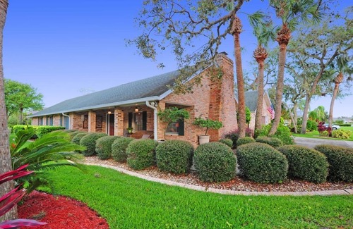 Spruce Creek House | Pool side in Port Orange, Near beach, Gated Community, Bikers Welcome!Golf!