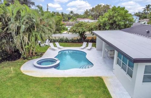 Boynton Beach House | Pool Spa Swingset Makeover in Progress