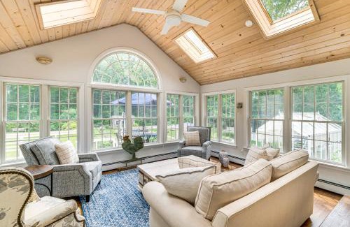 Stevenson House | Pool, Sunroom and Gardens Luxe Sandy Hook Home!