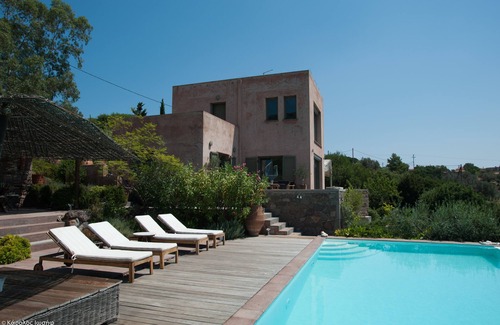 Kontos Villa | Pool Villa with Dream View on Aegina island