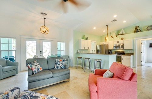 Jacarandas House | Pool w/Waterfall: Colorful Cape Coral Gem!