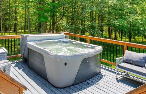 New Paltz House | PoolHot Tub Firepit Near Hikes Shops Dining Cragswood Lodge by AvantStay
