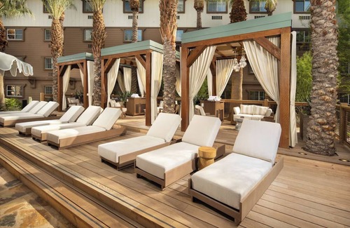 Enterprise Hotel | Poolside Getaway: 2 Spacious Room with Two Queen Beds and Pool View