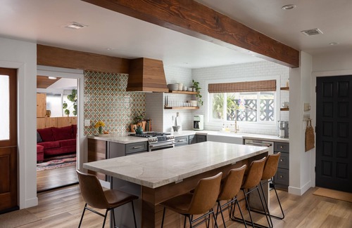 Fire Mountain House | Poolside Vibes Oside, Artist inspired Mid-Century Design