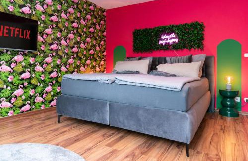 Kappel Apartment | Pop Art Apartment - Balkon, Netflix, Nespresso, Zentral, Messe