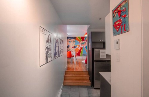Plateau Mont Royal Apartment | Pop/Rooftop/Terraces/Plateau/St-Denis/AC/TV