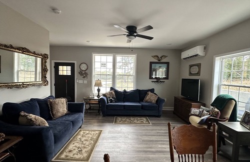 Huntland Apartment | “Pop’s Place” in Historic Huntland, TN- Quaint little town for a cozy stay!