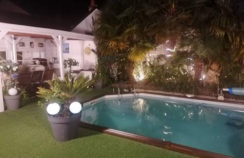 Pornichet Villa | PORNICHET CENTER SINGLE-STOREY HOUSE PRIVATE POOL 2 BEDROOMS 4 PEOPLE