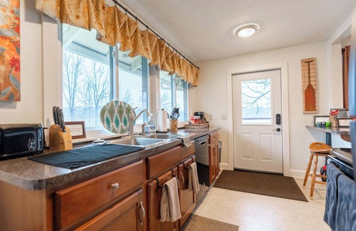 New Franklin House | Portage Lakes, Lakefront, Private Dock & Deck