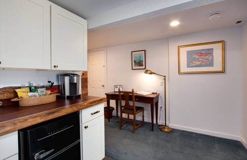 Port Angeles Apartment | PORTHOLE: Peaceful with a private, locked, covered patio to relax/store bikes.