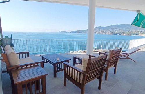 Rapallo Apartment | Portofino view, exclusive apartment with terrace by the sea and private beach