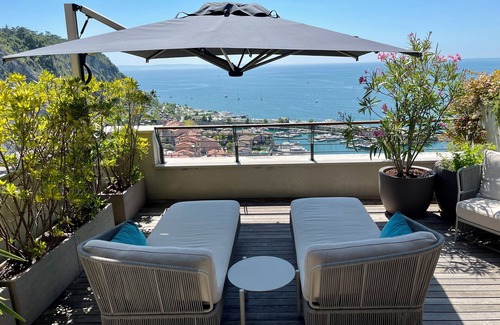 Duino-Aurisina Condo | Portopiccolo Designer Penthouse with pool access, private SPA and seafront view