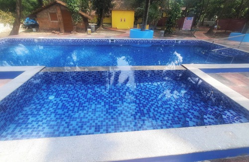 Cansaulim Villa | Portuguese Era Goan Home Swimming Pool Insta: @little.yellow.house1943