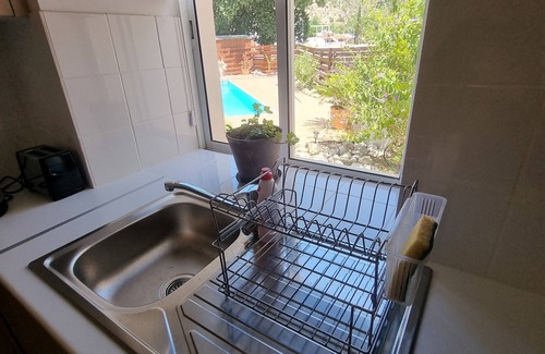 Steni Apartment | Potamos Studio, Small Village Center Shared Swimming Pool
