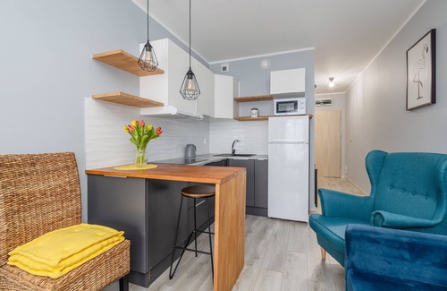 West Pomeranian Voivodeship Apartment | Potulicka Yellow Studio