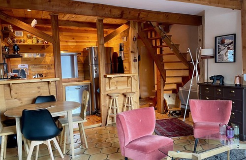 Pra Loup Apartment | PRALOUP 1500 Charming duplex 70 m2 in chalet - magnificent view - sleeps 6