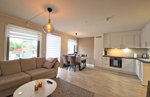 Kongsberg Apartment | Premium 1 BR & Living space apartment 2025 build near Business Park, Kongsberg