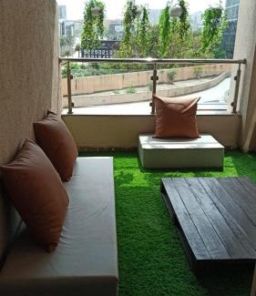 Kharadi Apartment | Premium Serviced Apartments by Abhibha Stays AC WiFi Smart Tv Besides EON IT Park