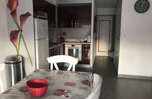 Cap d'Agde Apartment | PRETTY GROUND FLOOR CONTEMPORARY GARDEN BROWN