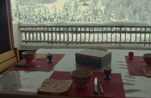Flumet Apartment | Pretty, spacious studio, calm, sunny, to 50km Chamonix and Annecy, 8km Megève
