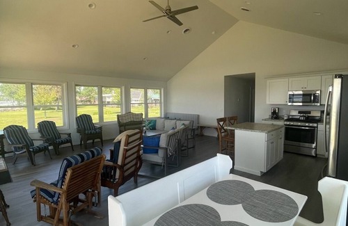 Sandy Creek House | Price lowered CAMP ON SANDY POND, NY, Sleeps 7, GOLFER'S & FISHERMEN'S DREAM!