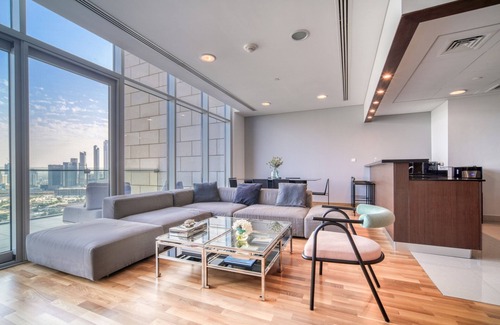 Bur Dubai Apartment | Prime DIFC Duplex with Iconic Skyline Views