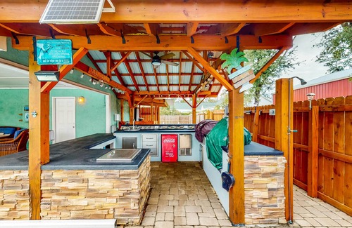 Callaway House | Prime Home with Private Pool, Firepit & Home Office - Dog-Friendly