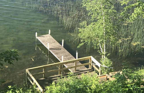 Alexandria House | Prime Latoka 165 ft Lakeshore 2 acres with boat dock total remodel
