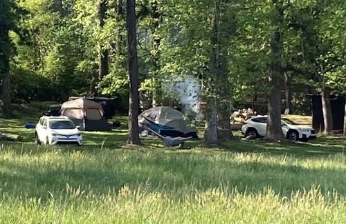 Blacksburg RV Rental | Primitive Camping by Neal Creek site #1