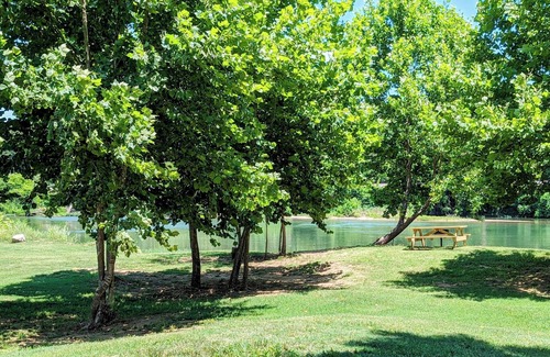 Hardy RV Rental | Primitive Riverside Camping with picnic table, from, and pet friendly