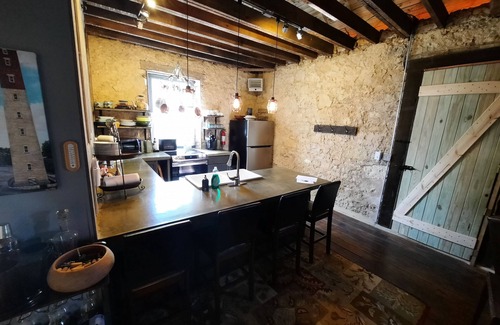 Colesburg Apartment | Primitive yet classy apartment in rural Iowa near small town shopping and hiking