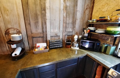 Colesburg Apartment | Primitive yet classy apartment in rural Iowa near small town shopping and hiking