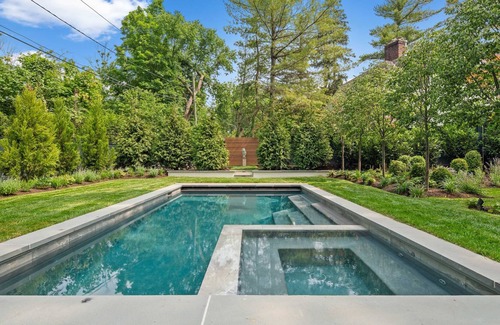 Princeton House | Princeton home with pool & hot tub. Designed for entertaining and gathering.