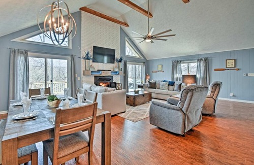 Dover House | Pristine Lake Barkley Escape with Deck, Porch and Bar!