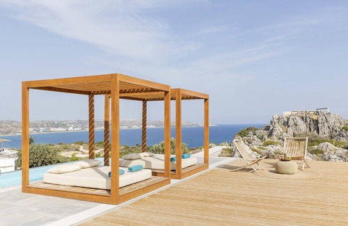 Faliraki Villa | Pristine Seaview Villa , with 5-Star Resort Access