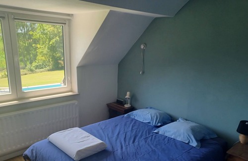 Limelette Apartment | private apartment in a bucolic setting with outdoor heated pool and tennis court