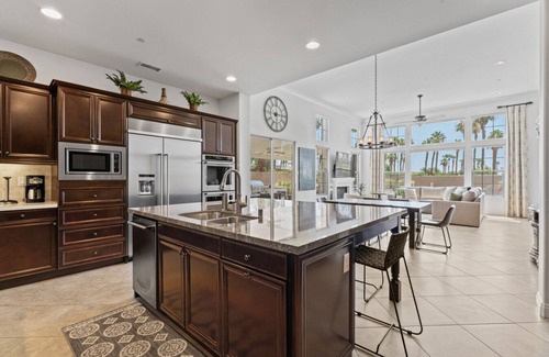 La Quinta House | Privacy and Mountain View Pool Home in PGA Signature! All the amenities!