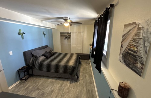 Rustic Hills House | Private 1 bedroom guest suite with private living room, laundry, & kitchenette