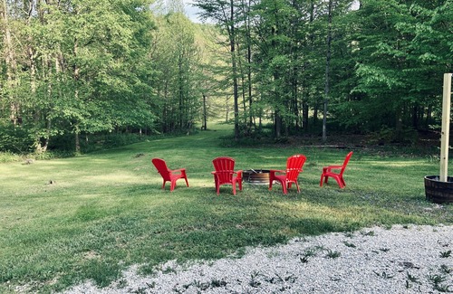 New Rumley House | Private 2 bedroom home on nearly 8 acres. Sits within 15 minutes of 3 lakes.
