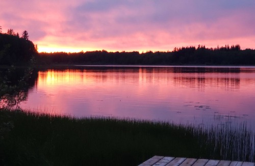 Regional District of Fraser-Fort George House | Private 5 Acre Campsite Setting with Rustic Log Cabin